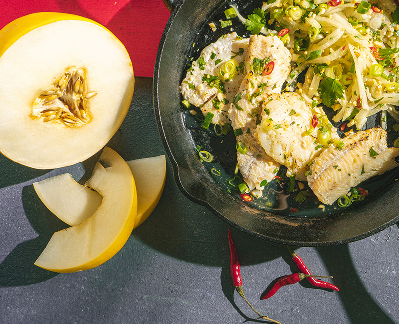 Vietnamese-Haddock-Melon-Salad