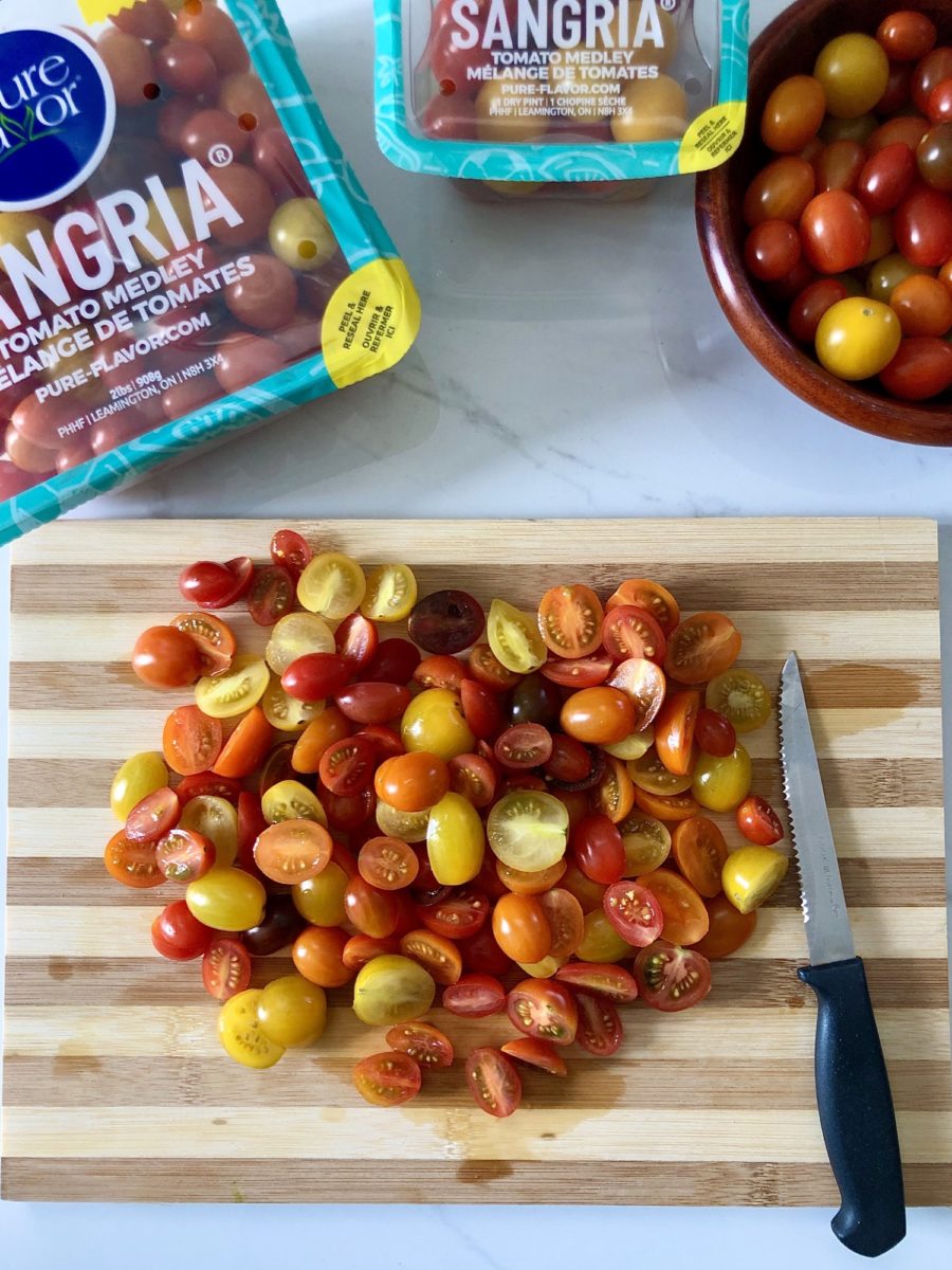 chopped sangria medley tomatoes